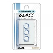 IN-GA54FG/CAMA [Galaxy A54 ガラスフィルム カメラ メタリック 10H/ブルー]