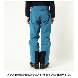 美品❕ S.I.O デサントスキーパンツDWUWJD55 マリンブルー L