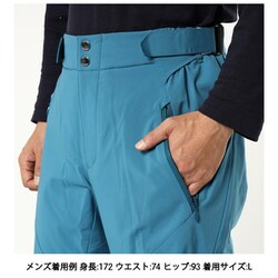 美品❕ S.I.O デサントスキーパンツDWUWJD55 マリンブルー L