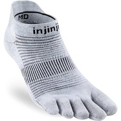 ランライトウェイトノーショウ ユニセックス ランニングウェア ソックス グレー（GRR） Lサイズ（27.5-29cm） 281110