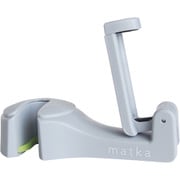 スマホホルダー 車 ヘッドレストフック matka スマホスタンド フック グレー