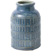 花瓶 セラミックベース 直径13.5×高さ20.5cm M54-1896BL