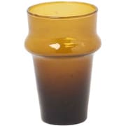 M73-1992AM [コップ 220ml L モロッコ チャイグラス ガラス アンバー]