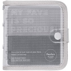 favluv（ファブラブ） コレクションバインダー ミニサイズ グレー FL5200クレ