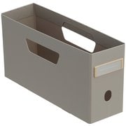 Roomy(ルーミー) ボックスファイル<ロータイプ> A4 2/3 グレー F290-27