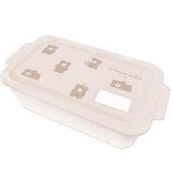 お弁当箱 500ml ほっこりモコモカ 抗菌 ストックランチBOX モカ 79724