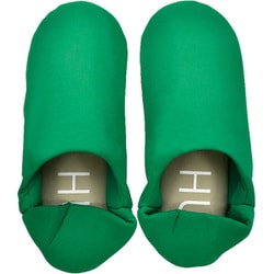 バブーシュスリッパ HUG カラフル 23.0～24.5cm 袋付 グリーン A565GR