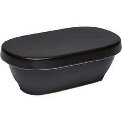 おひつ オーバル型 800ml 電子レンジ対応 ブラック 40-37-23