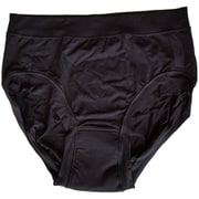 まるでよもぎ蒸しショーツスタンダードタイプ ブラック L 37-4701