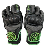 スキー用 4フィンガーグローブ ESK-2340R BLACK/GREEN Lサイズ [スキー グローブ レーシング]