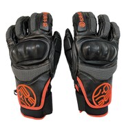 スキー用 4フィンガーグローブ ESK-2340R BLACK/ORANGE Sサイズ [スキー グローブ レーシング]