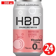 HBD スパークリングウォーター ライチ 350ml×24本