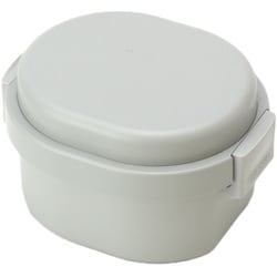 ランチボックス 保冷剤一体型 dome S オイスターグレー お弁当箱 GEL-COOL dome S 1段 300ml オイスターグレー