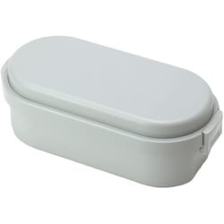 ランチボックス 保冷剤一体型 dome M オイスターグレー お弁当箱 GEL-COOL dome M 1段 600ml オイスターグレー
