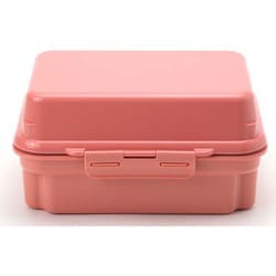 ランチボックス 保冷剤一体型 plus deli 2段 マカロンピンク 0101-0192