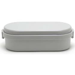 ランチボックス 保冷剤一体型 dome L オイスターグレー 0101-0238