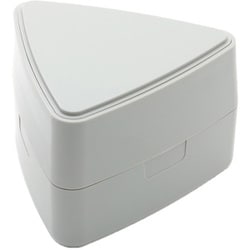 保冷剤一体型 triangle おにぎりケース オイスターグレー おにぎりケース GEL-COOL triangle オイスターグレー