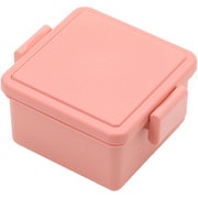 お弁当箱 GEL-COOL square S 1段 220ml マカロンピンク [ランチボックス 保冷剤一体型 square S マカロンピンク]