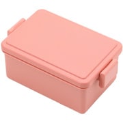 お弁当箱 GEL-COOL square M 1段 400ml マカロンピンク [ランチボックス 保冷剤一体型 square M マカロンピンク]