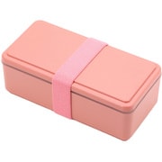 お弁当箱 GEL-COOL square L 1段 500ml マカロンピンク [ランチボックス 保冷剤一体型 square L マカロンピンク]