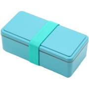 お弁当箱 GEL-COOL square L 1段 500ml マカロンブルー [ランチボックス 保冷剤一体型 square L マカロンブルー]