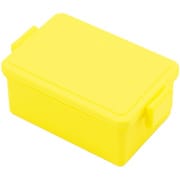 お弁当箱 GEL-COOL square M 1段 400ml レモンイエロー [ランチボックス 保冷剤一体型 square M レモンイエロー]