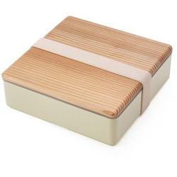 木蓋のお弁当箱 OJU 古代杉 ベージュ 0601-0040