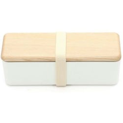 木蓋のお弁当箱 スリム セン ホワイト 0601-0060