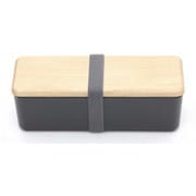 木蓋のお弁当箱 スリム セン チャコール 0601-0062
