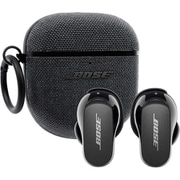 完全ワイヤレスイヤホン アクティブノイズキャンセリング/Bluetooth対応 トリプルブラック [Bose QuietComfort Earbuds II Bundle with Fabric Case Cover Triple Black]