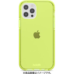 15781 [Seethru 耐衝撃 iPhone 12/12 Pro用 クリアケース Acid Green]
