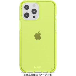 15783 [Seethru 耐衝撃 iPhone 13 Pro MAX用 クリアケース Acid Green]