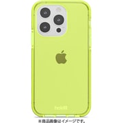 15786 [Seethru 耐衝撃 iPhone 14 Pro用 クリアケース Acid Green]
