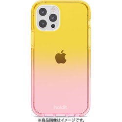 15789 [Seethru 耐衝撃 iPhone 12/12 Pro用 クリアケース Bright Pink/Orange Juice]