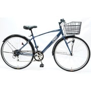 シティサイクル 27インチ 6段変速 Mブルー 5483 LCR276 AOSTIN