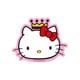 HKN1011 キティ キャラクターステッカー 王冠 [キャラクターグッズ]
