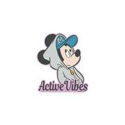 DS3557 ディズニー キャラクターステッカー ミッキーマウス Active Vibes [キャラクターグッズ]
