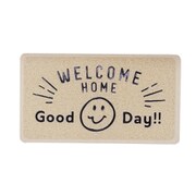 IN054766 [PVC エンボスマット スマイル GoodDay アイボリー]