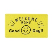 IN054773 [PVC エンボスマット スマイル GoodDay イエロー]