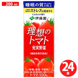理想のトマト 紙パック 200ml×24本 [機能性表示食品]