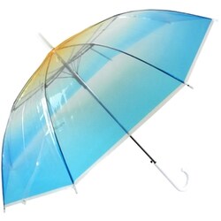 子供用傘 POE グラデーション 58cm ジャンプ式 グラスファイバー骨（親骨）グラデーション 2066