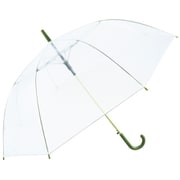 ビニール傘 カラフルビニール傘 65cm ジャンプ式 カラーグラスファイバー骨・中骨:カーキ 2985
