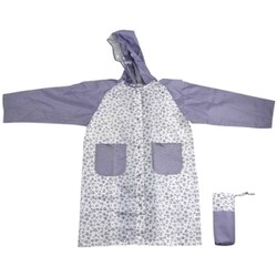 女児レインコート レオパード・張分け LV 110cm 子供用 7144