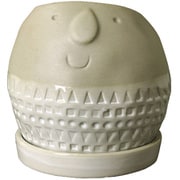 植木鉢 Maske ラウンドプランター Lサイズ 2号 グレー FTGK2913GY