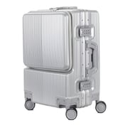 スーツケース 旅行日数目安:1~2泊 38L TSAロック搭載 機内持ち込み可 Lishon Pro(リションプロ) シルバー
