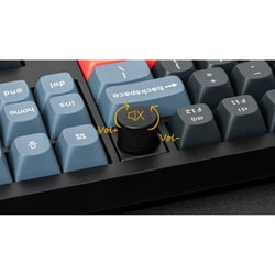 Keychron V6 QMKメカニカルキーボード赤軸 V6-C1-JIS Amazon | Keychron V6 有線カスタムメカニカルキーボードノブ