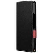 LN-23SP1BLP2BK [Google Pixel 7a 薄型・軽量PUレザー手帳ケース 「Twoal W」 ブラック]