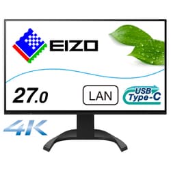 ヨドバシ.com - EIZO エイゾー 液晶モニター/27型/4K（3840×2160）/IPSパネル/アンチグレア/HDMI×2 DP×1  USB-C×1/ブラック FlexScan EV2740X-BK 通販【全品無料配達】