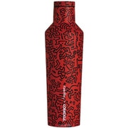 水筒 470ml 保温 保冷 CORKCICLE キースヘリング CANTEEN White 16oz レッド KH2016MR-SA