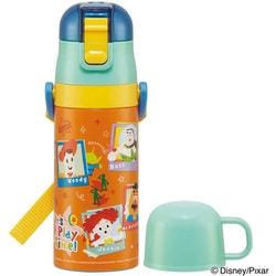 水筒 キッズ 420ml ステンレス 2way 直飲み コップ キャラクター トイストーリー２３ SKDC3